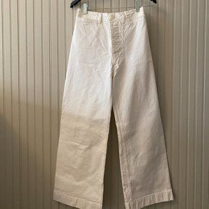 Jesse Kamm Sailor Pant Salt White Size 4, new without tags